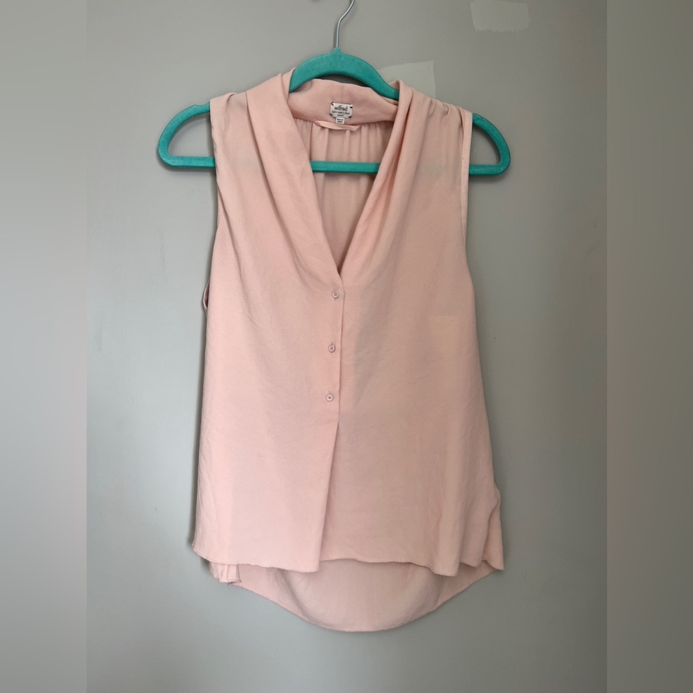 Aritzia Wilfred Button Blouse